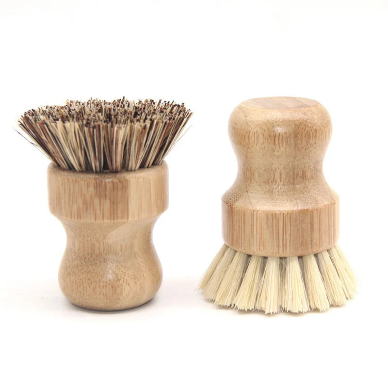 Bamboo Palm Pot Brush