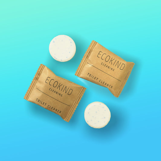 EcoKind Plastic-Free Toilet Bowl Cleaner Tablets - Blue Sea Scent