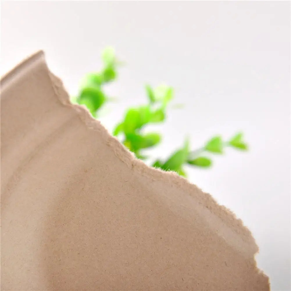 Eco-Friendly Compostable Paper Plates - 6/7/9 Inch Bagasse Tableware (50PCS)