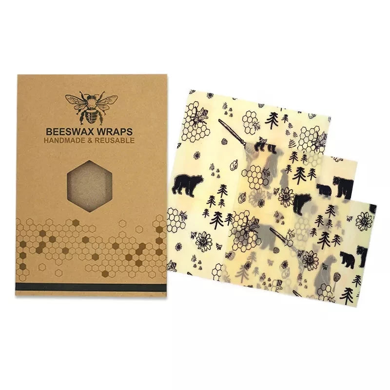 Eco-Friendly Reusable Beeswax Food Wraps